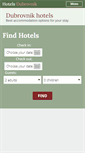 Mobile Screenshot of hotelsdubrovnik.info